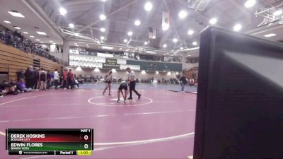 120 lbs Cons. Round 3 - Derek Hoskins, Boulder City vs Edwin Flores, Bonita Vista