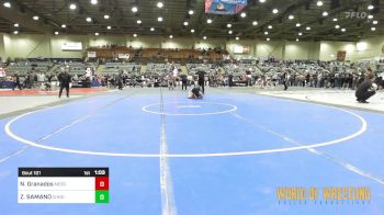 101 lbs 3rd Place - Nathaniel Granados, Merced Bears WC vs ZACK SAMANO, Chino