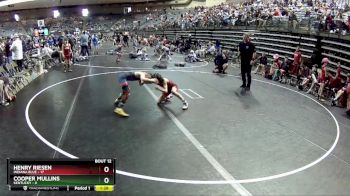 65 lbs Finals (8 Team) - Cooper Mullins, Kentucky vs Henry Riesen, Indiana Blue