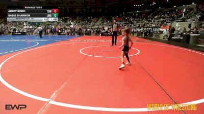 40 lbs Round Of 16 - Adley Kono, Team Porcelli vs Sadie Shannon, Longwood Wrestling Club