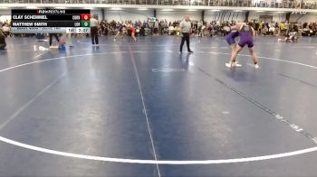 Elite 165 lbs Cons. Round 2 - Clay Schemmel, Cornell College vs Matthew Smith, Loras