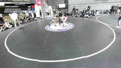 126 lbs Caden Garriott, LAWA - Los Angles Wrestling Association vs Vincent Peyron Jr., KTWA-Kings-Tulare Wrestling Association