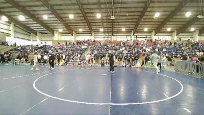 86 lbs Quarterfinal - Elliot Reed, Sky View Jr High vs Jordan Sandoval, Sanderson Wrestling Academy