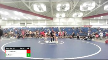 116 lbs Cons. Round 1 - Travis Gamble, Warren Wrestling Academy vs Beckham Neal, Center Grove