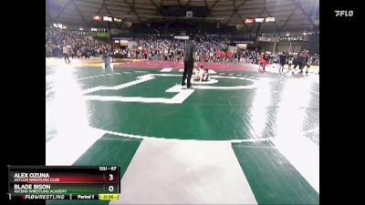 67 lbs Champ. Round 1 - Alex Ozuna, Asylum Wrestling Club vs Blade Bison, Ascend Wrestling Academy