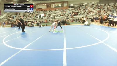 50 kg Cons. Rd Of 32 - Lillian Prendergast, UMO vs Leilah Patel, Menlo Wrestling Club
