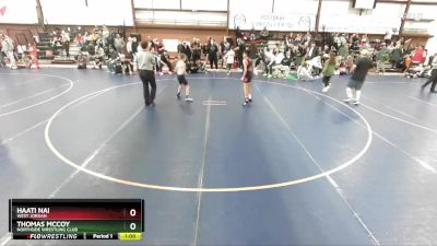 85 lbs Cons. Round 2 - Thomas McCoy, Northside Wrestling Club vs Haati Nai, West Jordan
