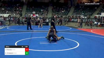 92 lbs Quarterfinal - Isaak Chavez, Pomona Elite vs Christopher Creason, Redwave/Wrestling Prep