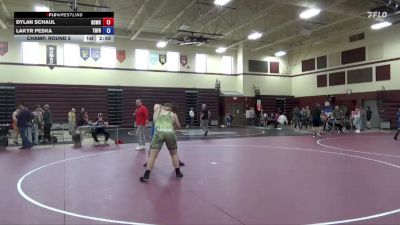 245.7-287.5 Champ. Round 1 - Lakyr Peska, Thumper Freco vs Dylan Schaul, Delaware County Wrestling Club