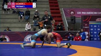 57 kg Semifinal - Luke Lilledahl, USA vs Treye Trotman, CAN