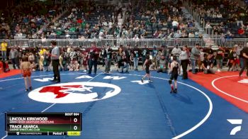 49 lbs Champ. Round 2 - Trace Abarca, Casper Wrestling Club vs Lincoln Kirkwood, Green River Grapplers Wrestling