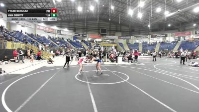 116 lbs Semifinal - Tylee Schultz, Pikes Peak Warriors vs Ava DeWitt, Team Montana