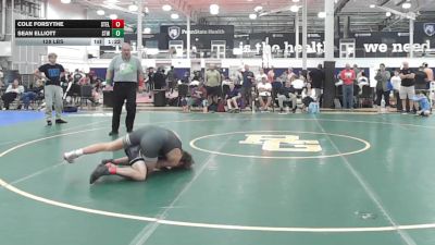 128 lbs Quarterfinal - Cole Forsythe, Steller Trained Seripas - HSC vs Sean Elliott, Shore Thing - HSC