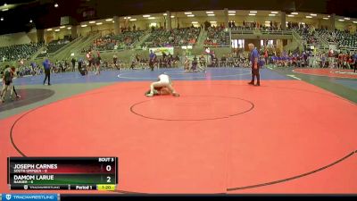 122 lbs Placement (4 Team) - Damom Larue, Rainier vs Joseph Carnes, South Umpqua