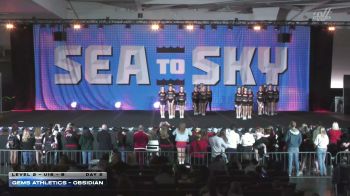Gems Athletics - Obsidian [2026 L2 - U16 - B Day 2] 2026 Sea to Sky International Cheer Championship