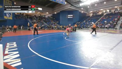 135 lbs Cons. Round 6 - Raylyn Schwoyer, Owen J Roberts vs Oliva Kershisnik, Washington