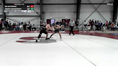 149 lbs Semifinal - Ike Guttentag, Wesleyan vs Joseph Innamorato, Centenary