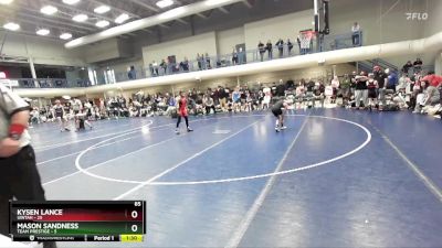 85 lbs Round 1 (4 Team) - Kysen Lance, Uintah vs Mason Sandness, Team Prestige