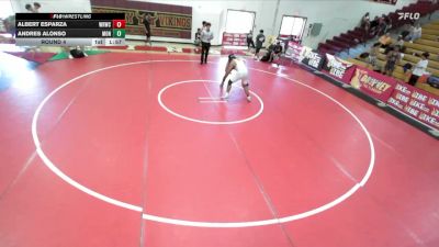 190 lbs Round 4 - Albert Esparza, War Room Wreslting Club vs Andres Alonso, Falcons Wrestling Club