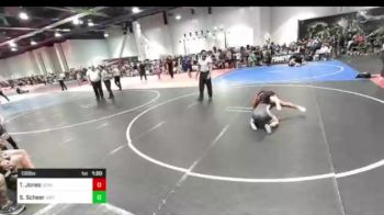 130 lbs Quarterfinal - Tru Jones, Dominator Wrestling vs Sadie Scheer, Dirty Goats