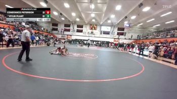 105 lbs Semifinal - Constance Peterson, Star Valley vs Rylin Plant, Rock Springs