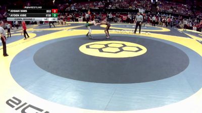 D1-126 lbs Cons. Round 2 - Josiah Sims, Brush vs Ayden Jobe, Hamilton Township