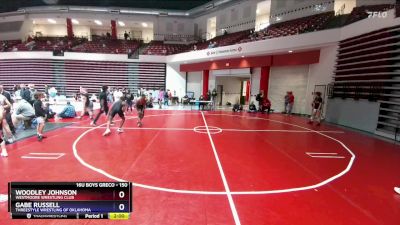 150 lbs 3rd Place Match - Woodley Johnson, Westmoore Wrestling Club vs Gabe Russell, Threestyle Wrestling Of Oklahoma