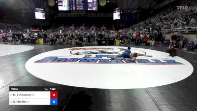 118 lbs Rnd Of 32 - Maya Fiodorova, NV vs Stevie Joyce Martin, CA