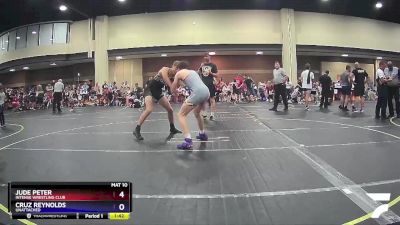 130/138 Cons. Semi - Cruz Reynolds, Unattached vs Jude Peter, Intense Wrestling Club