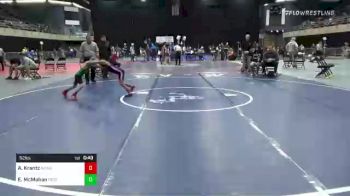 52 lbs Semifinal - Allison Krantz, Newark vs Ethan McMahan, Petersburg