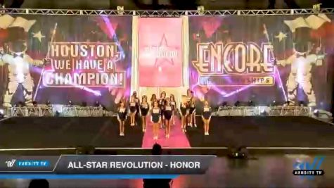 All-Star Revolution - HONOR [2020 L1 Youth - Small Day 2] 2020 Encore Championships: Houston DI & DII