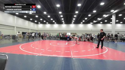 126 lbs Cons. Round 4 - Nathan Werksman, IL vs Hudson Hartzog, AL