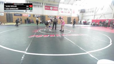 125 lbs Cons. Round 3 - Alina Guillen, Foothill (Pleasanton) vs Leia Gonsalves, Benicia