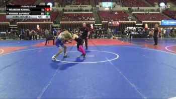 137 lbs Cons. Round 3 - Rykken LaForest, Darkhorse Wrestling Club vs Brandon Kimmel, Belgrade Little Guy