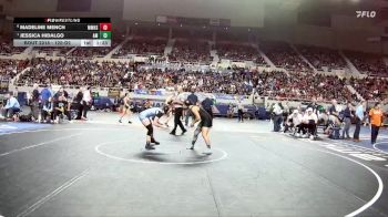 120-D2 1st Place Match - Jessica Hidalgo, Amphitheater High School vs Madeline Mench, Mica Mountain High School