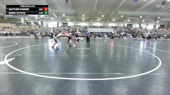 135 lbs Quarterfinal - Matthew Parker, Cumberland Co Youth WC vs Emmit Sutton, Fairview Jackets Youth Wrestling