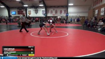 106 lbs Round 1 - Ryan Cassady, West Liberty vs Colt Boyles, Van Buren County