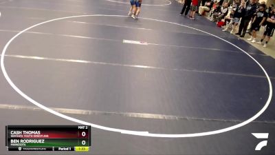 102 lbs Champ. Round 1 - Cash Thomas, Wayzata Youth Wrestling vs Ben Rodriguez, Minnesota