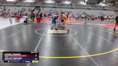 138 lbs Champ. Round 1 - Cayden Johnson, Thoroughbred Wrestling Academy (TWA) vs Hunter Thiemann, Branson Wrestling Club