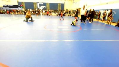 49 lbs 5th Place Match - Max Luna, Cal Grapplers Wrestling Club vs Carson Dickinson, Swarm Wrestling Club