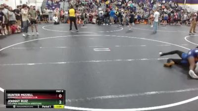 108/115 Quarterfinal - Johnny Ruiz, Columbia KnighYouth Wrestling vs Hunter Mizzell, Summerville Takedown Club