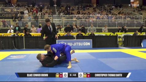 Christopher Thomas Barth vs Blake Edward Brown 2025 Pan Jiu Jitsu IBJJF Championship