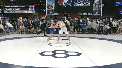 150 lbs Cons. Sub-rd Of 16 - Samson McKissick Staley, New York vs Roman Stewart, Missouri