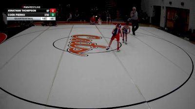 60 lbs Quarterfinal - Jonathan Thompson, Mt. Pleasant vs Coen Pierno, Connellsville