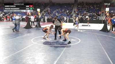 113 lbs Consi Of 32 #1 - James Cascio, Agawam vs Tristin Woodbury, Keene