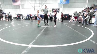 75-83 lbs Rr Rnd 2 - Addison Bradt, Lawton Legends Youth Wrestling vs Ava Lee, CacheWrestlingClub