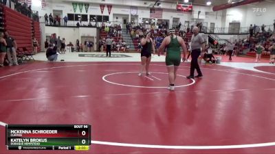 235 lbs Semifinal - Katelyn Brokus, Dubuque Hempstead vs McKenna Schroeder, Clinton