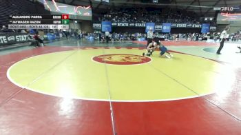 Boys 4A 126 lbs Cons. Round 2 - Alejandro Parra, Mariner vs Jaymasen Razon, Rogers (Puyallup)