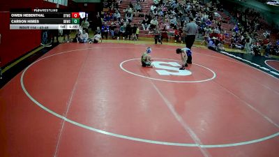 43-48 lbs Round 1 - Carson Himes, Southmoreland vs Owen Hebenthal, Derry Trojan Wrestling Club