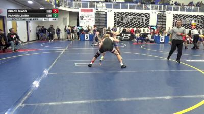 145 lbs Consy 5 - Brady Glass, DuBois vs Parker Lembo, Connellsville